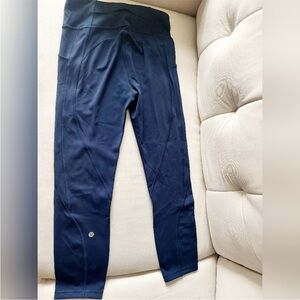 Lululemon Time to Sweat Crop 23” leggings True Navy size 6